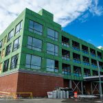 Re-incorporation of original brick into the James Newbury Hotel