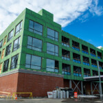 Re-incorporation of original brick into the James Newbury Hotel